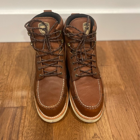 Irish Setter Brown Leather Men's Boots - Picture 2 of 6